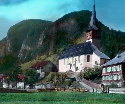 La ciudad de Reuthe, cerca de Bregenz de Unbekannter Künstler