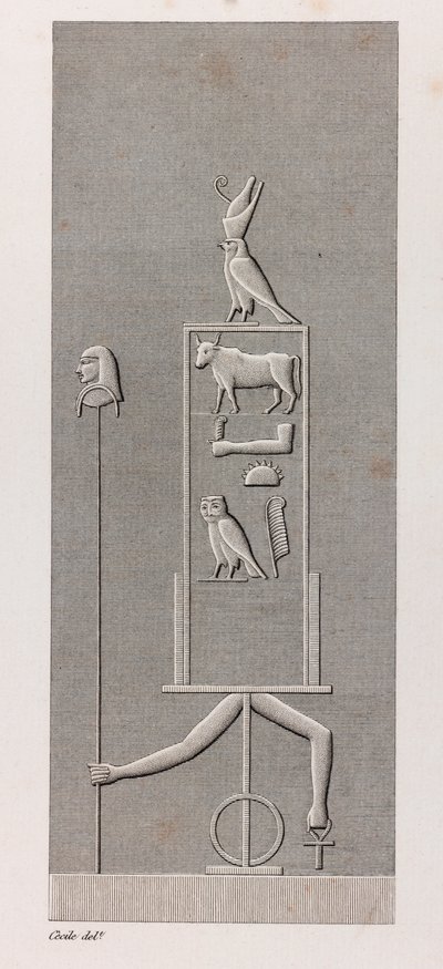 Tebas: Karnak (detalle) de Unbekannt