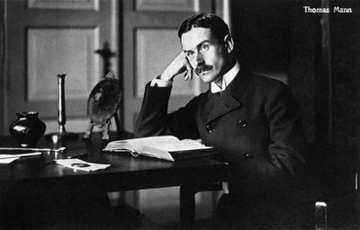Thomas Mann de joven Escritor alemán de Unbekannter Künstler
