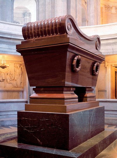 Tumba del militar y emperador francés Napoleón I Bonaparte (1769-1821). París. Los Inválidos. de Unbekannt