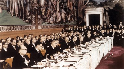 Tratado de Roma, 25 de marzo de 1957 (foto) de Unbekannter Künstler
