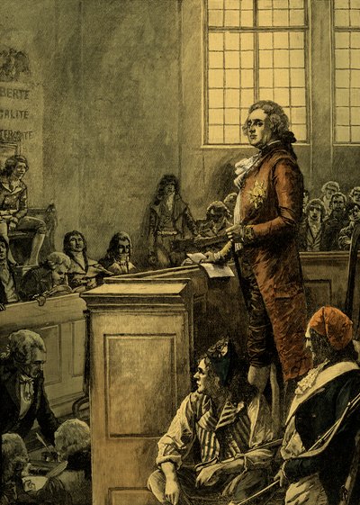 Juicio de Luis XVI, rey de Francia de Unbekannter Künstler
