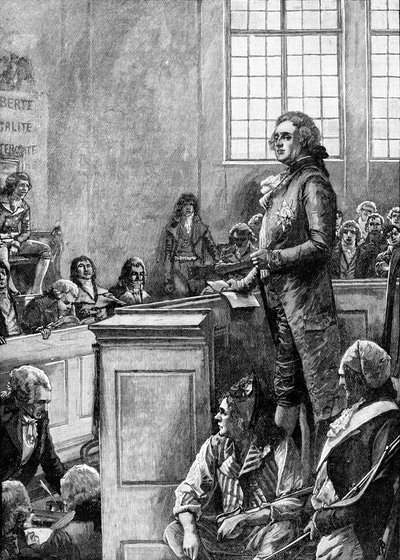 Juicio de Luis XVI, rey de Francia de Unbekannter Künstler