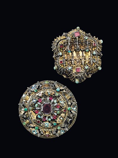 Dos rosetas de pecho, Nagyszeben, c.1675-1700 de Unbekannt