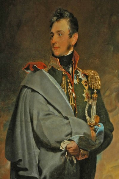 Ucrania, Yalta, Palacio de Alupka (1828), imagen de Mikhail Vorontsov, gobernador y constructor del palacio de Unbekannter Künstler