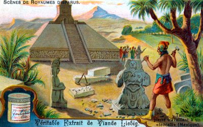 Civilizaciones desaparecidas: Talla de cantero para teocalli de Unbekannter Künstler