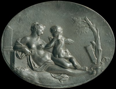 Venus y Cupido de Unbekannter Künstler