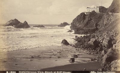 Vista de Cliff House y la playa, San Francisco de Unbekannter Künstler