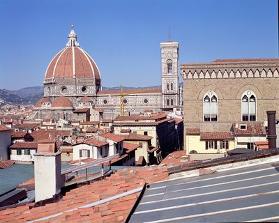 Vista de la Catedral, Campanile y Orsanmichele de Unbekannt