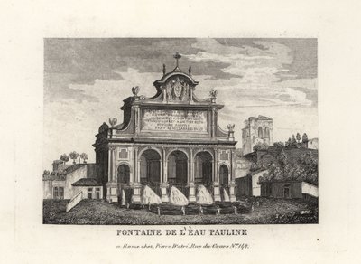Vista de la Fontana dell