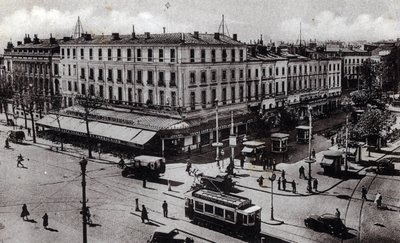 Vista del cruce de Jean Jaures en Toulouse, Alto Garona - tarjeta postal 1910 ca Colección particular de Unbekannter Künstler