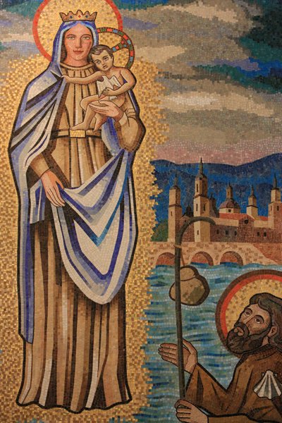 Virgen y niño. España. S. Padros. J. Agullo. Basílica de la Anunciación, Nazaret, Israel de Unbekannt