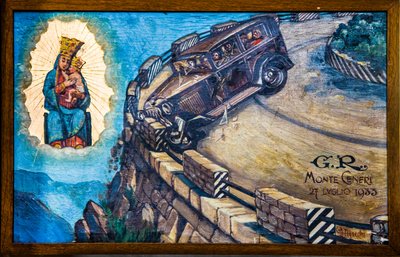 Imagen votiva en la iglesia de peregrinación Madonna del Sassoon Locarno, Tesino, Suiza, Locarno, Tesino, Suiza, Europa (foto) de Unbekannter Künstler