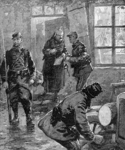 Primera Guerra Mundial - El Mariscal de Campo French y el General Joffre de Unbekannter Künstler