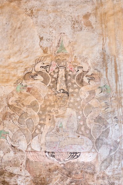 Pintura mural, Sulamani Pahto, Bagan (foto) de Unbekannter Künstler