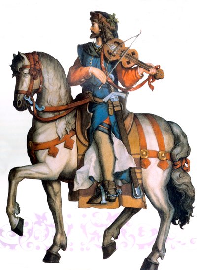 Walther von der Vogelweide, principios del siglo XX (ilustración) de Unbekannter Künstler