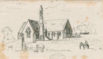 Iglesia de Walton-on-the-Hill [Nueva]: litografía, nd [c 1840] de Unbekannt