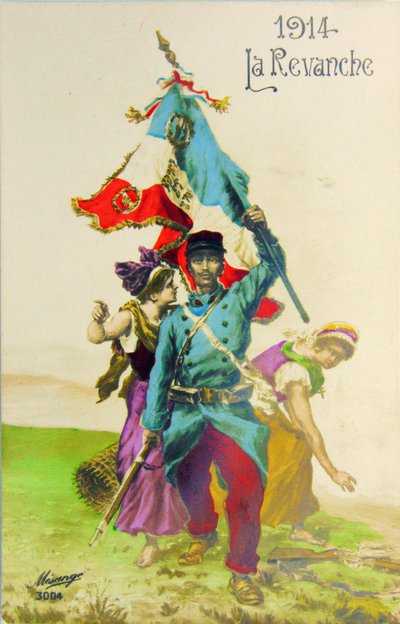 Guerra 14/18, Venganza, principios del siglo XX (tarjeta postal) de Unbekannter Künstler