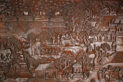 Wat Phra Doi Suthep, Chiang Mai. Relieve. Tailandia de Unbekannt