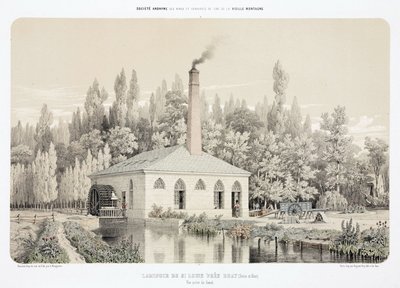 Energía Hidráulica, Pre-1900. Laminador de zinc, Saint Louis, cerca de Bray, Francia de Unbekannt
