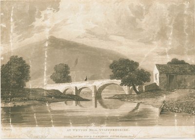 Molino de Wetton: grabado a la aguatinta, nd [c 1829] de Unbekannt