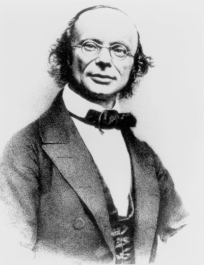 Wilhelm Eduard Weber, físico alemán, c 1860s de Unbekannt
