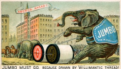 Willimantic Thread - anuncio de finales del siglo XIX de Unbekannter Künstler