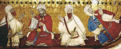 Cúpula de madera que decora la Sala de los Reyes o Sala de Justicia (pintura) de Unbekannter Künstler