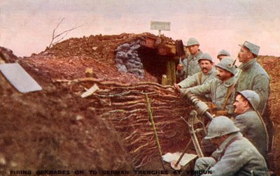 Primera Guerra Mundial: Batalla de Verdún de Unbekannter Künstler