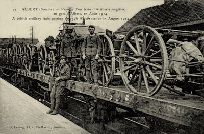 Primera Guerra Mundial: Tren de artillería inglés de Unbekannter Künstler