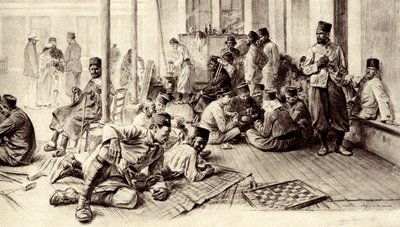 Primera Guerra Mundial: Soldados franceses africanos convalecientes de Unbekannter Künstler