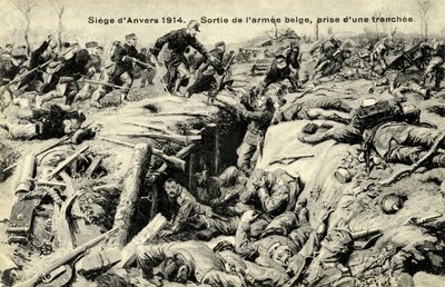 Primera Guerra Mundial Asedio de Amberes de Unbekannter Künstler