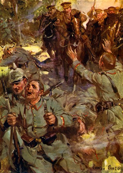 Batalla de la Primera Guerra Mundial de Unbekannter Künstler