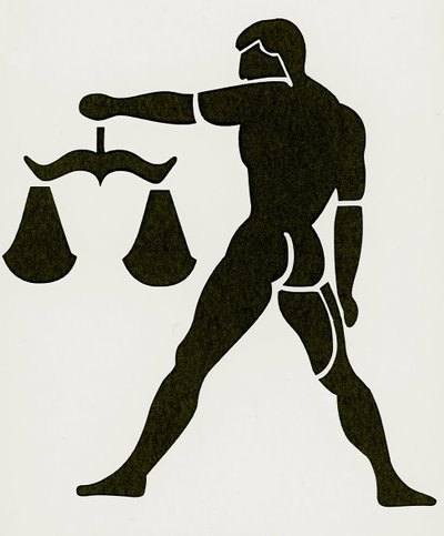 Signo del zodiaco: Libra Colección privada de Unbekannter Künstler