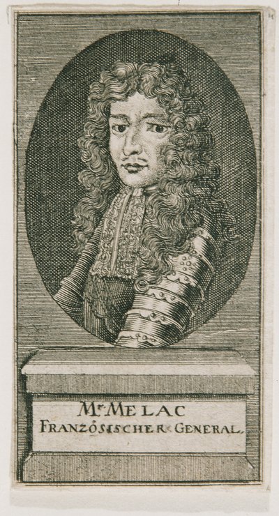 General Ezekiel du Mas Comte de Mélac de Unbekannter Stecher