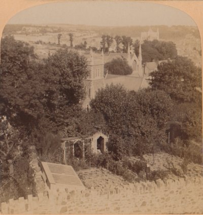 Vista General de Truro, Cornualles, Inglaterra de Underwood and Underwood
