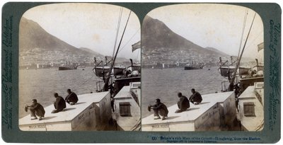 Hong Kong desde el puerto, 1901 de Underwood and Underwood