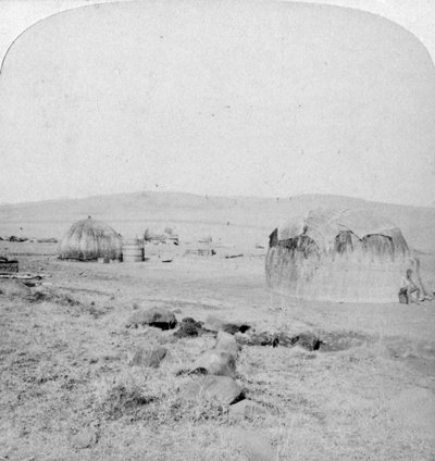 Krantz Kloof, Natal, Sudáfrica, Segunda Guerra Bóer, 1901 de Underwood and Underwood