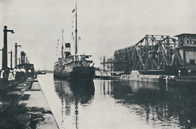 Apertura del Canal de Panamá de Underwood and Underwood