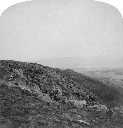 Pendiente sur de Spion Kop, Sudáfrica, Guerra de los Bóers, 1901 de Underwood and Underwood