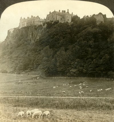 Castillo de Stirling, la sede de los reyes de antaño...Escocia, c1900 de Underwood and Underwood