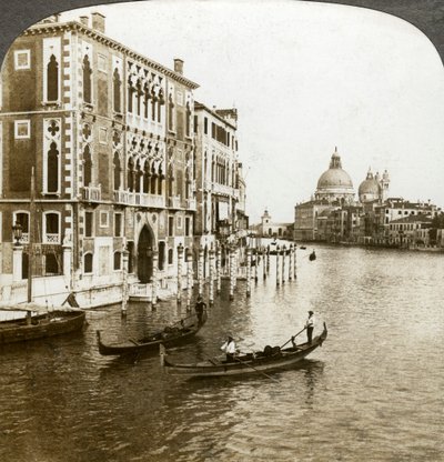 El Gran Canal, Venecia, Italia de Underwood and Underwood