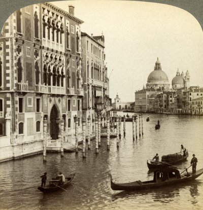El Gran Canal, Venecia, Italia de Underwood and Underwood