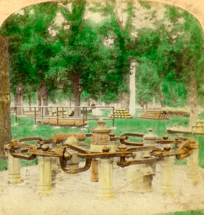 La Gran Cadena, Trophy Point, West Point, Nueva York, EE.UU., 1901 de Underwood and Underwood