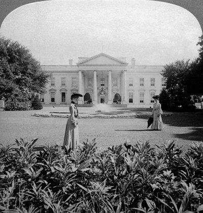 La Casa Blanca, Washington DC, EE.UU., finales del siglo XIX de Underwood and Underwood