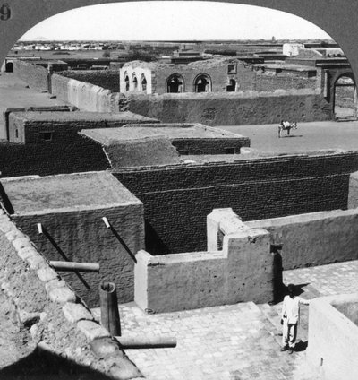 La tumba del Mahdi en Omdurman, Sudán, 1905 de Underwood and Underwood