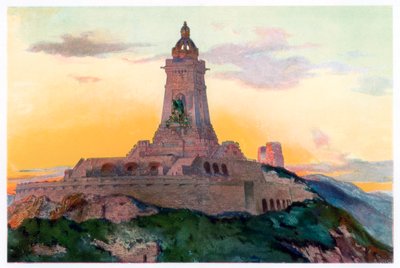 Monumento a Kaiser Wilhelm I, 1897, 1900 de Unger