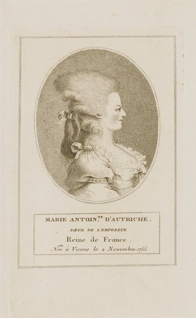 María Antonieta de Unidentified
