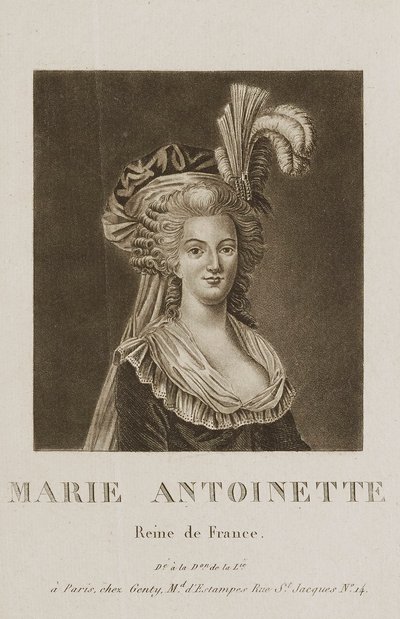María Antonieta de Unidentified