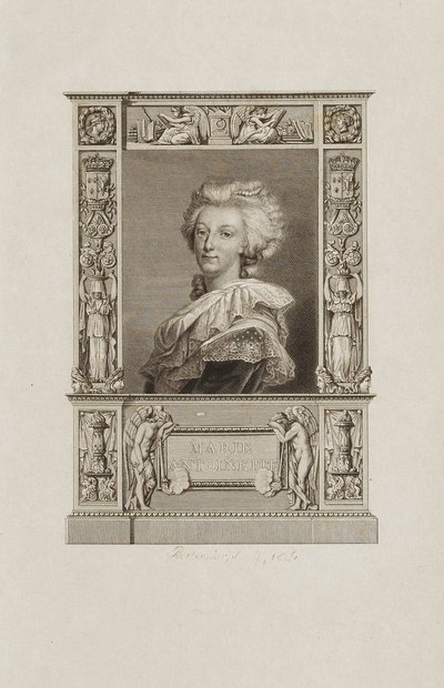 María Antonieta de Unidentified